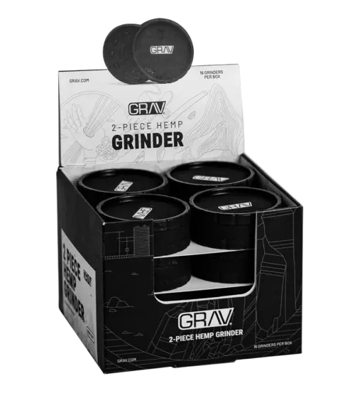 Grinder Grav Hemp Plastic 5 cm - Imagen 2