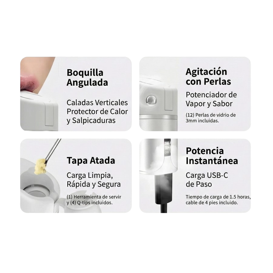 yocan black pocket pantalla oled 1 Yocan Black Pocket Ceras y Extracciones - Imagen 5